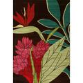 Art Carpet 3 X 4 Ft. Antigua Collection Aloha Woven Area Rug, Brown 841864117750